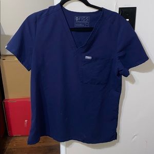 Figs Navy Casma Top 2